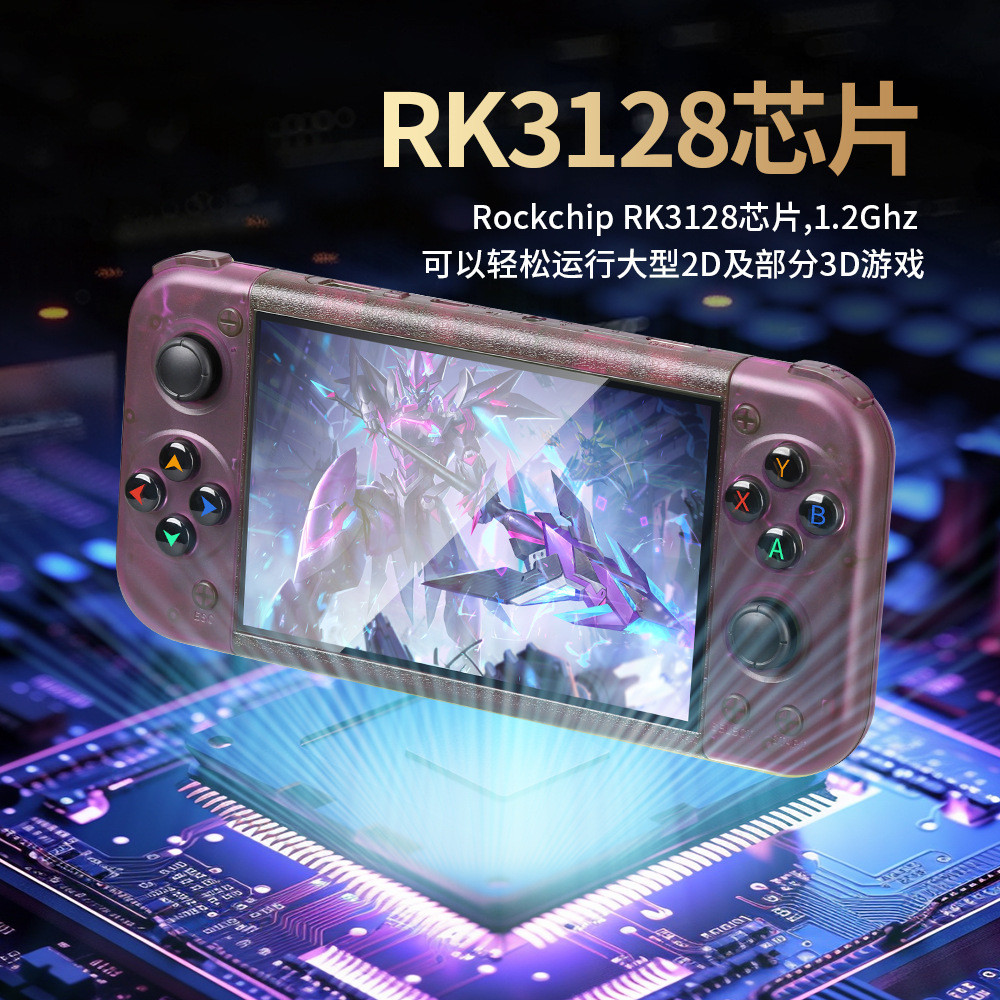 [ขายร้อน] การค้าต่างประเทศ Cross-Mirror มือถือ RG50XX แบบพกพา GBC อาเขต GBA แหล่งกําเนิดแสงคู่ PSP เ