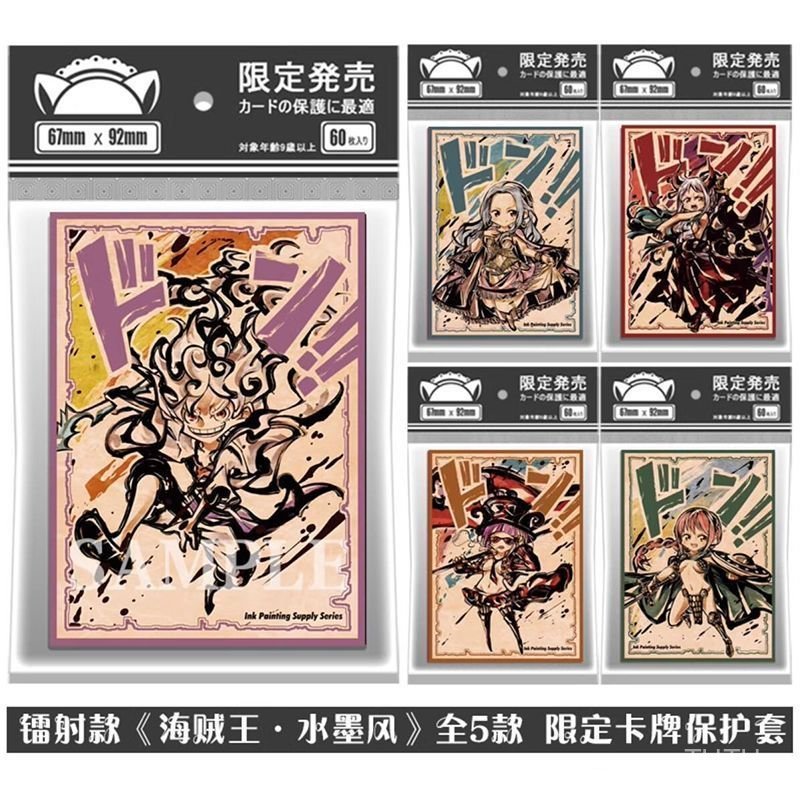 เลเซอร์สไตล์ One Piece One Piece Luffy Yamato Betty Vivi PTCG ผู้ถือบัตรผู้ถือบัตร 67x92 มม.Pokémon 