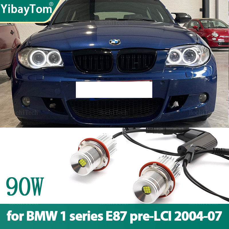 90w LED รถ Angel Eye Marker ไฟหน้าหลอดไฟโคมไฟสําหรับ BMW X5 series E53 3.0i 4.4i 4.6is 4.8is m54 M62