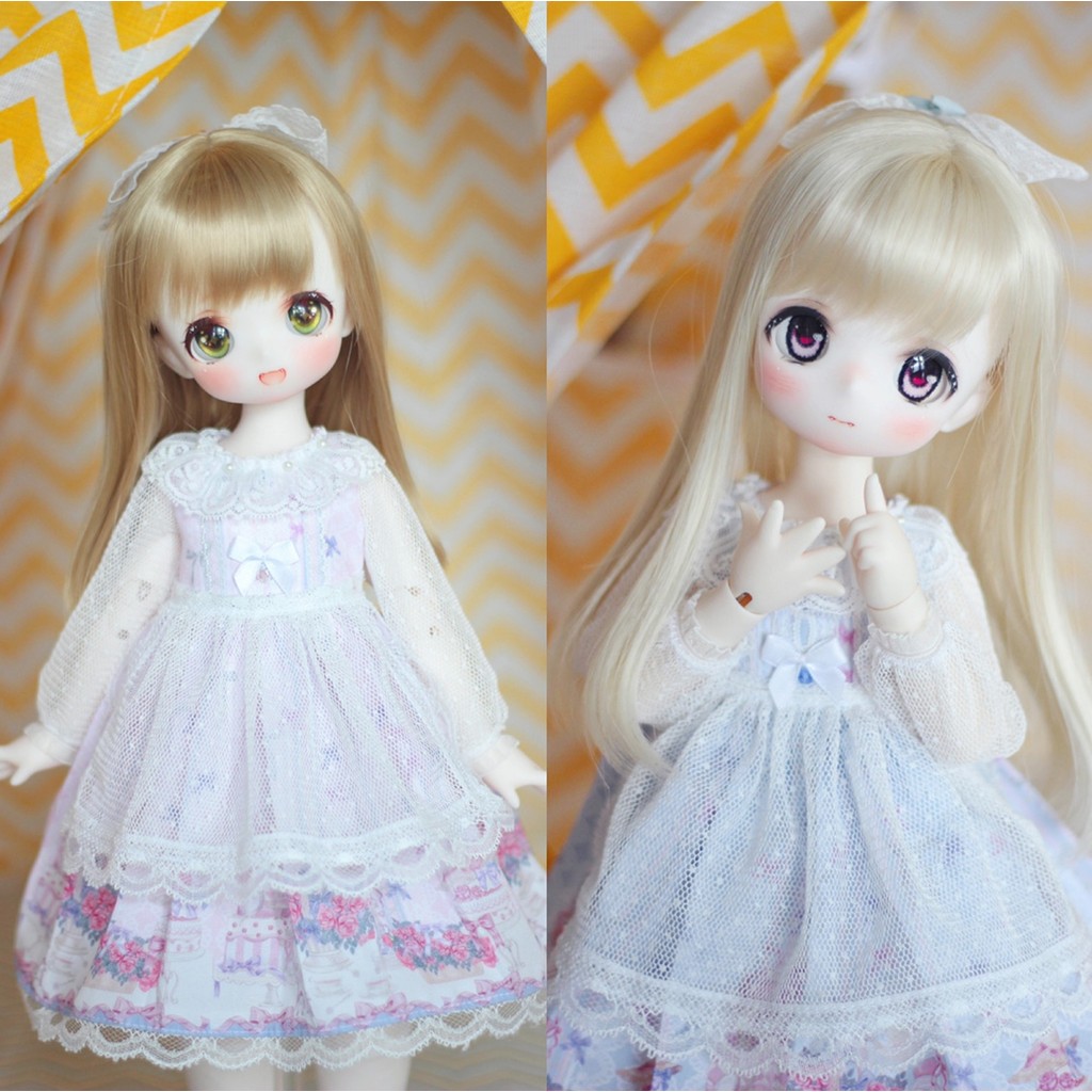 #狐狸茶#现货 Alice Cake bjd เสื้อผ้าเด็ก 4 คะแนน mdd Bear Sister Bunny Sister msd เสื้อผ้าตะวันตก