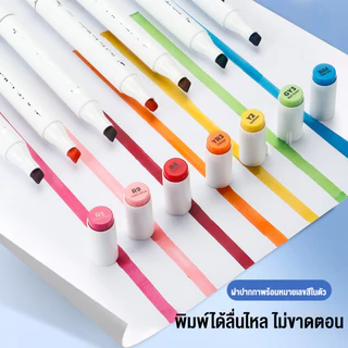 🇹🇭ส่งจากไทย🇹🇭 Duale-Tip Marker 80/100/120/168/216 สี (Brush หัว+Broad หัว) Marker ปากกาเมจิก ปากกาวาดภาพ ชุด สำหรับการวาดภาพแบบมืออาชีพ