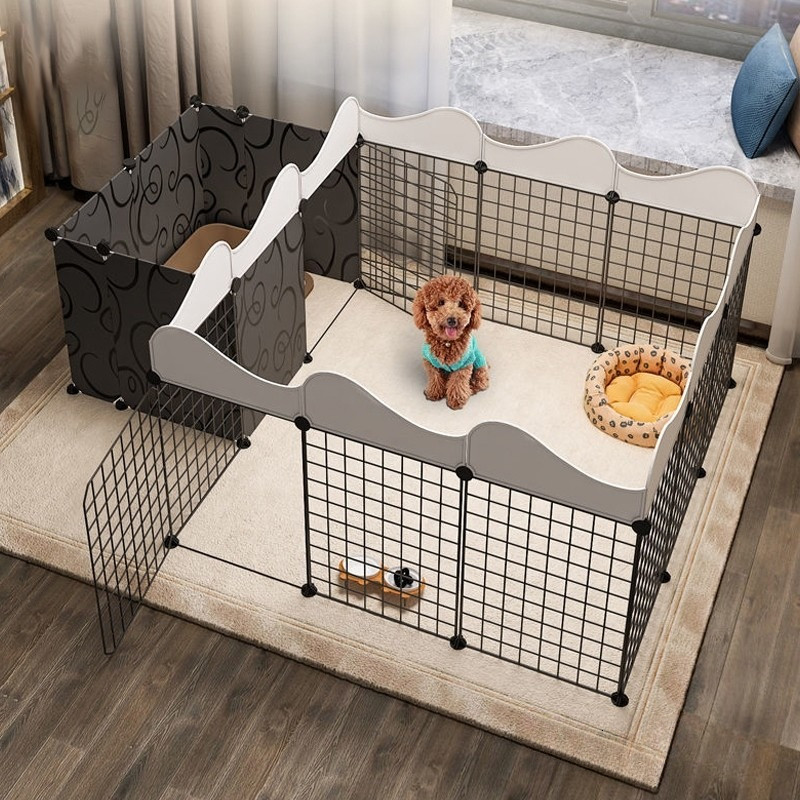 🐱ชิ้นส่วนประกอบคอก DIY คอกสัตว์เลี้ยง อุปกรณ์เสริมสำหรับคอกสัตว์เลี้ยง DIY