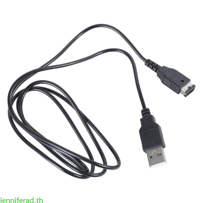 Jenniferad สายชาร์จ USB PVC Charger สายไฟการเชื่อมต่อสายชาร์จสําหรับ NS สําหรับ GBA SP สําหรับ NDS C