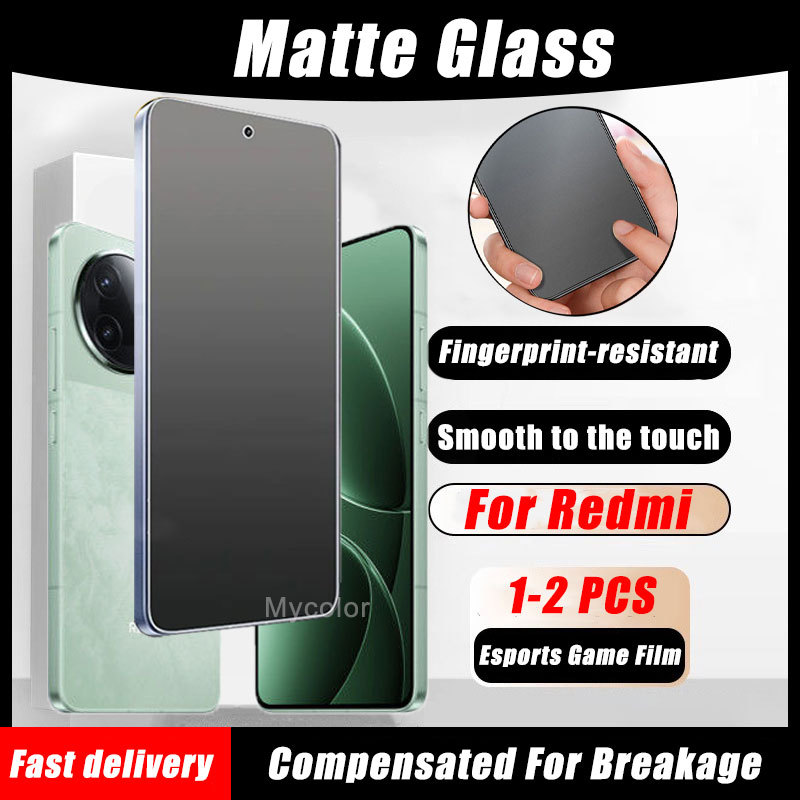 ฟิล์มกระจกด้าน แบบ ช่วยลดรอยนิ้วมือ Redmi Turbo 4 3 A5 A4 A3 A3x A2 A2+ A1 A1+ K90 Pro Max K80 K70 K