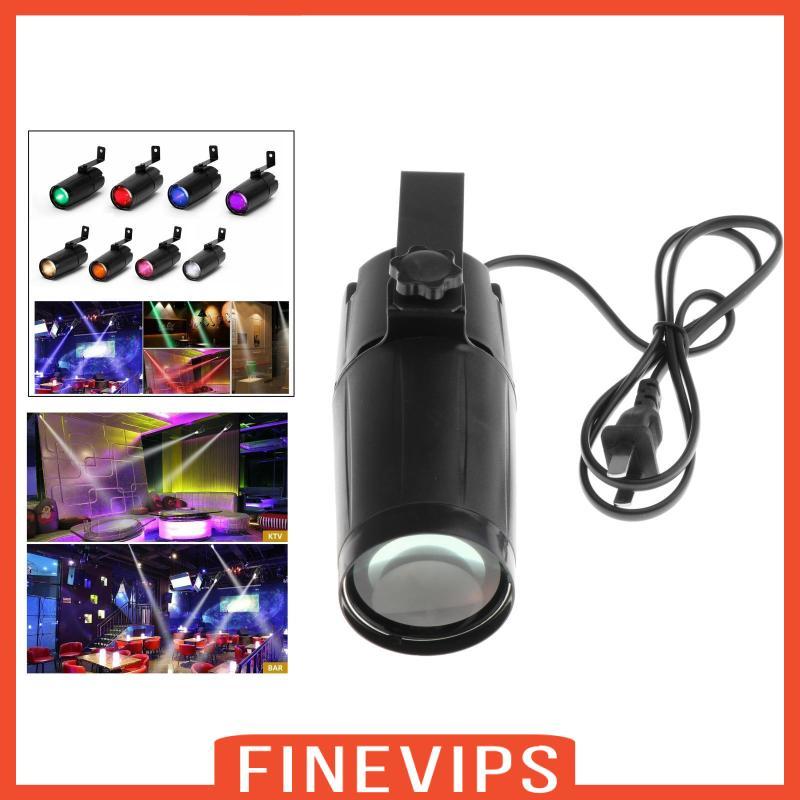 [Finevips] ใหม่ Mini 3W LED Stage Pin Lighting สําหรับ KTV Bar Disco DJ XMAS Party Light