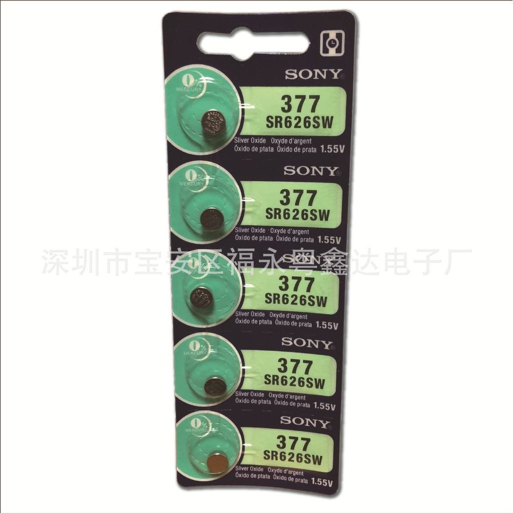 Sony Sony 364377 371 595 379 595 CR2032 CR2450 แบตเตอรี่นาฬิกาอิเล็กทรอนิกส์