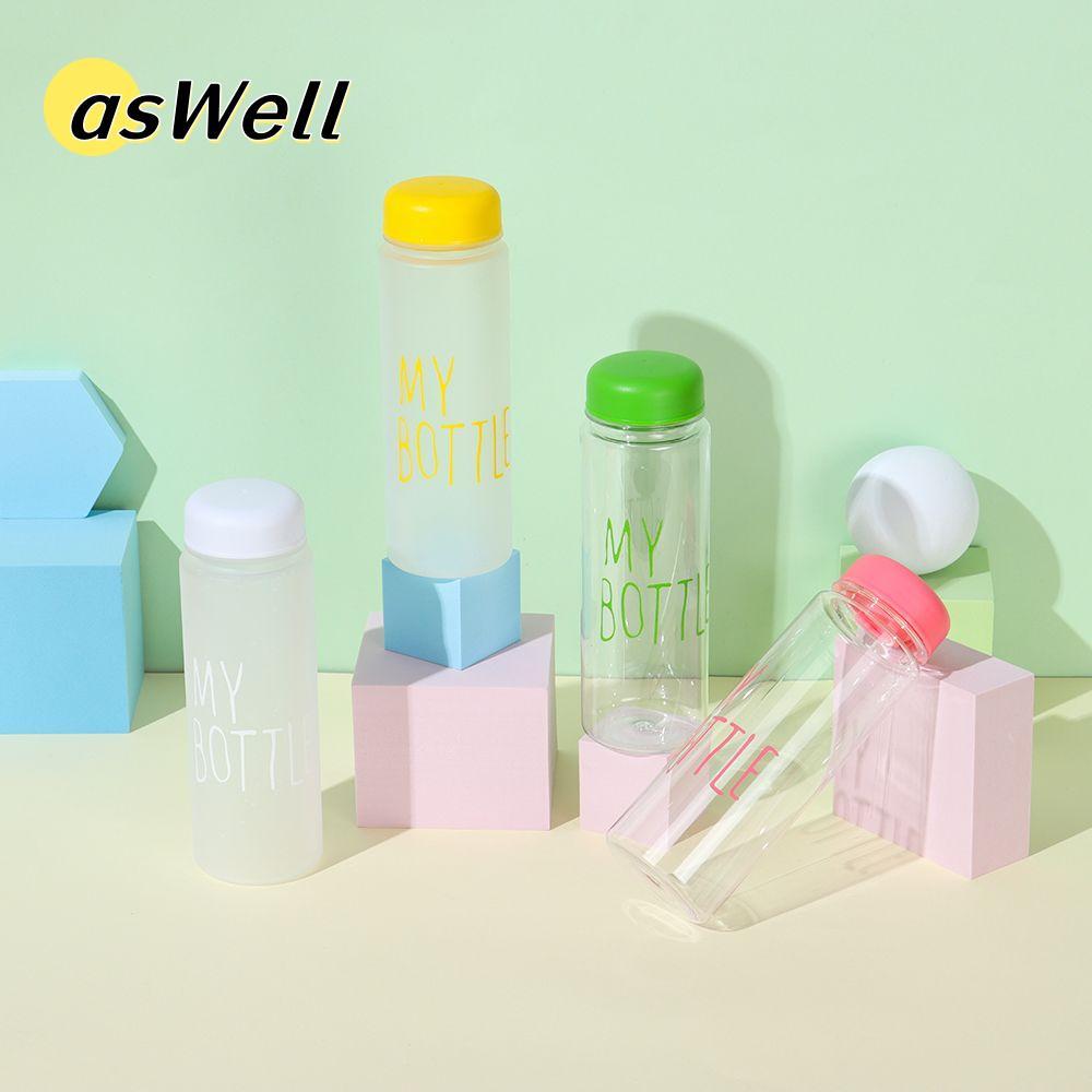 ASWELL 500ML ขวดน้ําสําหรับเล่นกีฬาน้ําผลไม้ถ้วยน้ําพกพาสําหรับเดินทาง