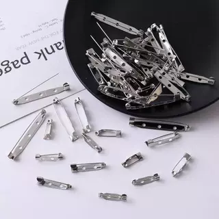 surebag-เข็มกลัดแป้น แป้นเข็มกลัด สีเงิน 2cm-3cmDIY (ประมาณ 1,000 ชิ้น)
