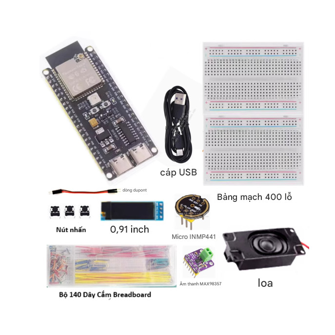 AI ชุดพัฒนาเสียง ESP32-S3-N16R8 (Xiaozhi AI Chatbot) - thegioimodule