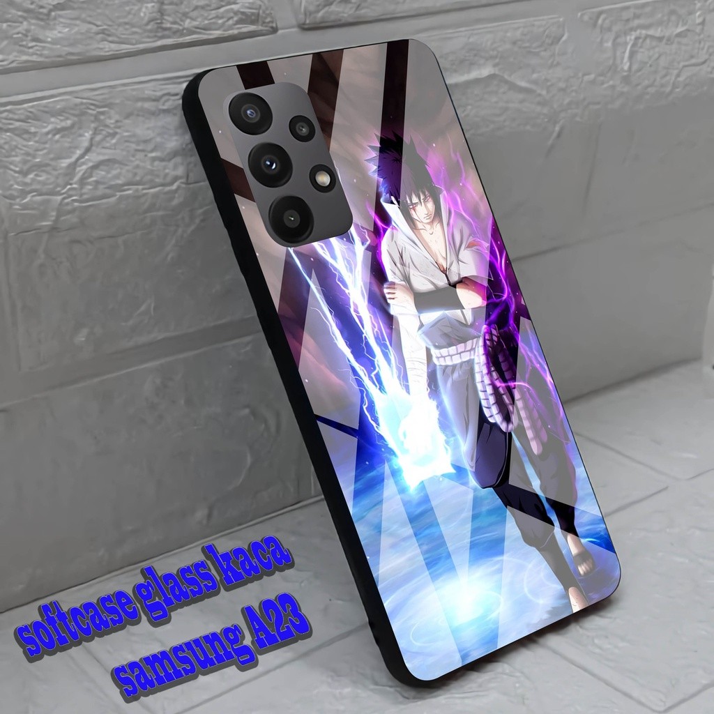HP Softcase Glass Kaca SAMSUNG A23 - เคสโทรศัพท์ป้องกันสําหรับ SAMSUNG A23 [A87]