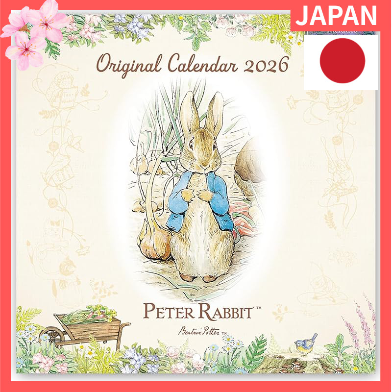 Gakken Stayful 2026 Calendar Peter Rabbit Wall Hanging AM15038, Starts January 2026【Direct from Japa