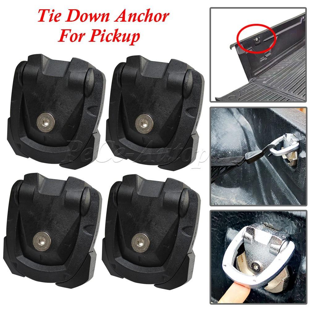 4 ชิ้นใหม่ Bedliner Cabin Hook Hanger Tie ล็อค Bed Liner Hook สําหรับ Toyota Hilux issan Navara NP30