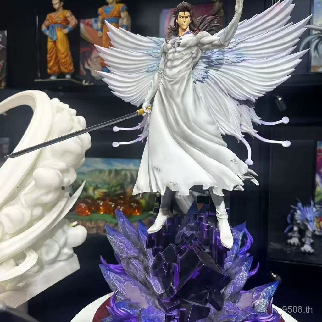 Death Series Kurosaki Ichigo Blue Dyeing Yasuke ผีเสื้อสีฟ้าย้อมสี GK รูปปั้นชนิดบรรจุกล่องรูปเครื่อ