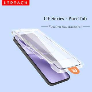 Lereach กระจกนิรภัยป้องกันหน้าจอสําหรับ vivo X300 Pro / X300 Ultra / X300 / X300 FE / X300S พร้อมกล่องวางตําแหน่งไร้ฝุ่น, กําหนดอัตโนมัติ, HD Clear