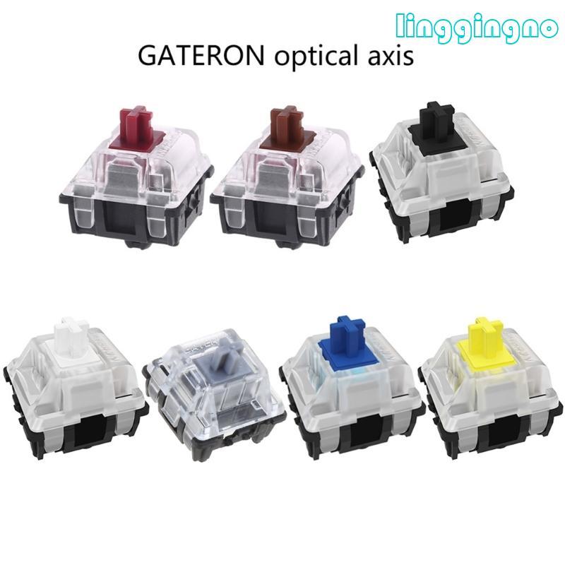 RR Mechanical Keyboard Optical Switch สําหรับ GK61 SK61 สีขาวสีดําสีแดงสีน้ําตาล
