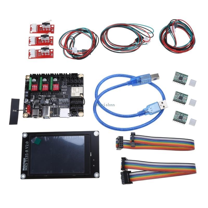 CH* GRBL Offline CNC Controller MKS DLC32 เมนบอร์ด WIFI TS35 Touch-Screen