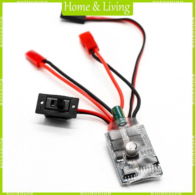 AOTOO ESC Brushed Motor ESC Speed Controller Brushed ESC Forward Reverse