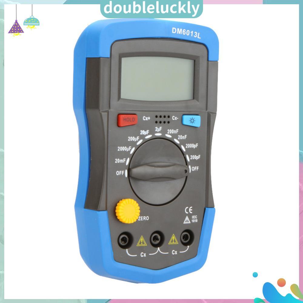 ✿ดล1♣  DM6013L ข้อมูลถือ 200pF ~ 20mF Capacitance Capacitor ดิจิตอล Professional Capacitor Meter วัด