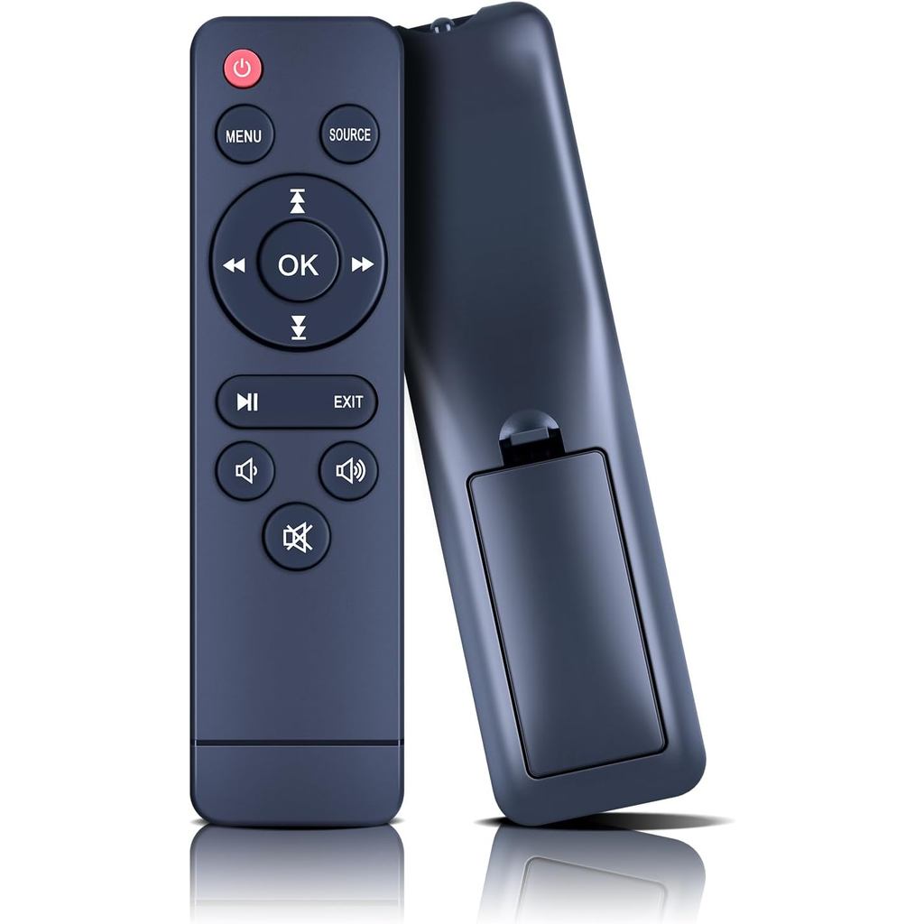 PZL เปลี่ยนรีโมทคอนโทรลสําหรับ Mini Projector AuKing M8-F, สําหรับ TMY V08 V88, สําหรับ Puxinat P08 