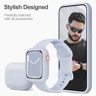 กรณีฝาซิลิโคนยาง for Apple Watch Iwatch Ultra/Ultra 3 2 Series 11 10 9 8 7 6 SE 3 2 5 4 3 2 1 49 46 45 41 44 40 42 38มม