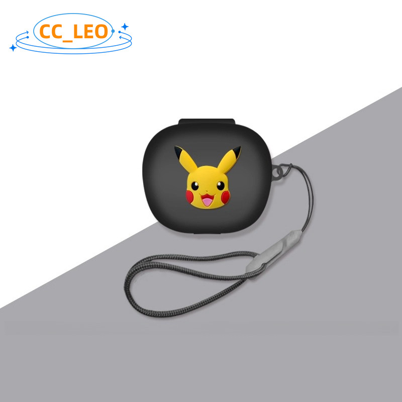 For EDIFIER Neobuds Pro3 Case Cartoon Pikachu Luffy Silicone Soft Case Cute Lanyard Pendant Suitable