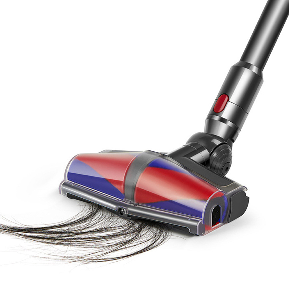 ใช้งานร่วมกับเครื่องดูดฝุ่น Dyson V7 V8 V10 V11 V16 อุปกรณ์เสริมแปรงพื้นกำมะหยี่นุ่มแบบ Dual Drive ห