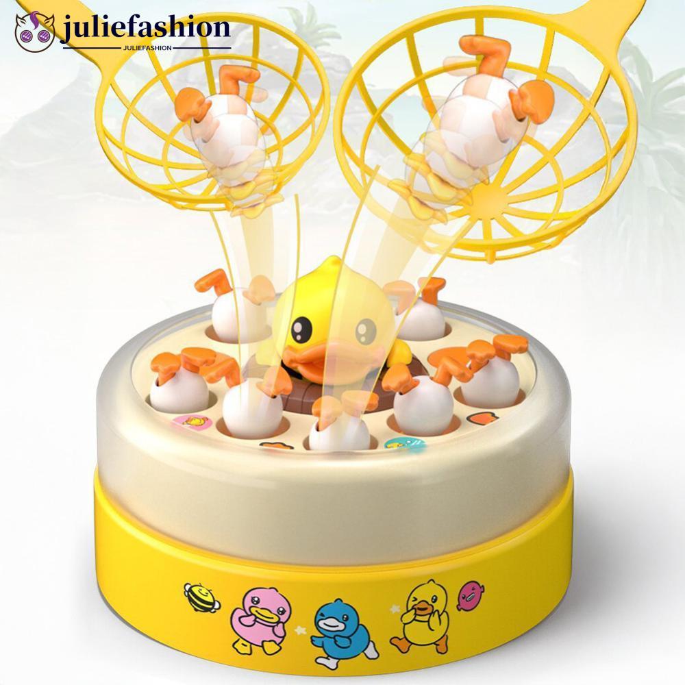 JULIEFASHION Bouncing Duck ของเล่น Pop Up เป็ดโฟกัสการฝึกอบรมของเล่นความสนใจ Booster เกม Party สนุกค