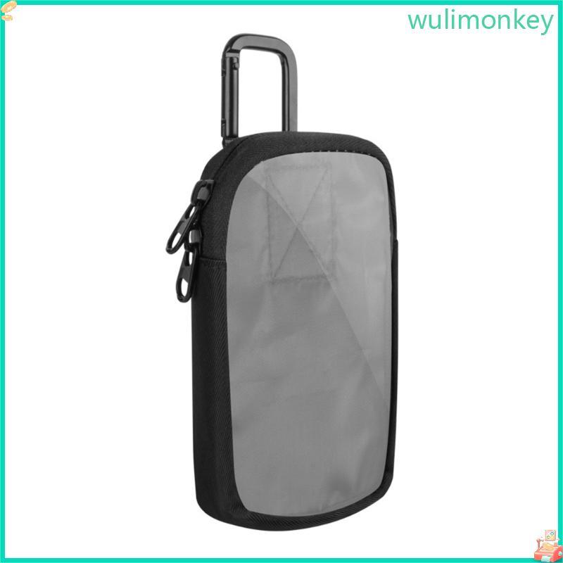 WU MP3 MP4 Players Storage Bag Protective Case with Carabiner พกพาสะดวก