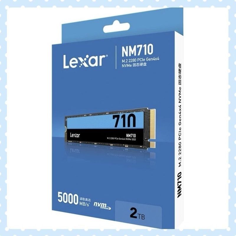 LEXAR LEXAR NM710 Solid State Drive 2TB เดสก์ท็อปโน้ตบุ๊ค M.2 NVMe Agreement Solid State SSDa