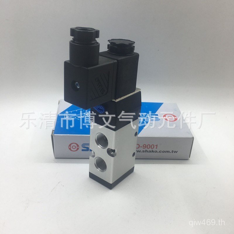 การควบคุมไฟฟ้าเดี่ยว PU520-02-S Reversing Five-Way Solenoid Valve Two-Digit 53NZ