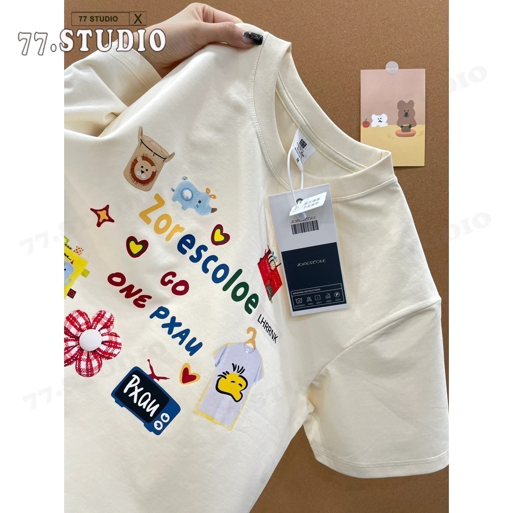 พร้อมส่ง🚀เสื้อ เสื้อยืดแขนสั้น คอกลม โอเวอร์ไซซ์ สไตล์เกาหลี แฟชั่นสําหรับผู้ชาย และผู้หญิง oversize T-shirt S-XXXL