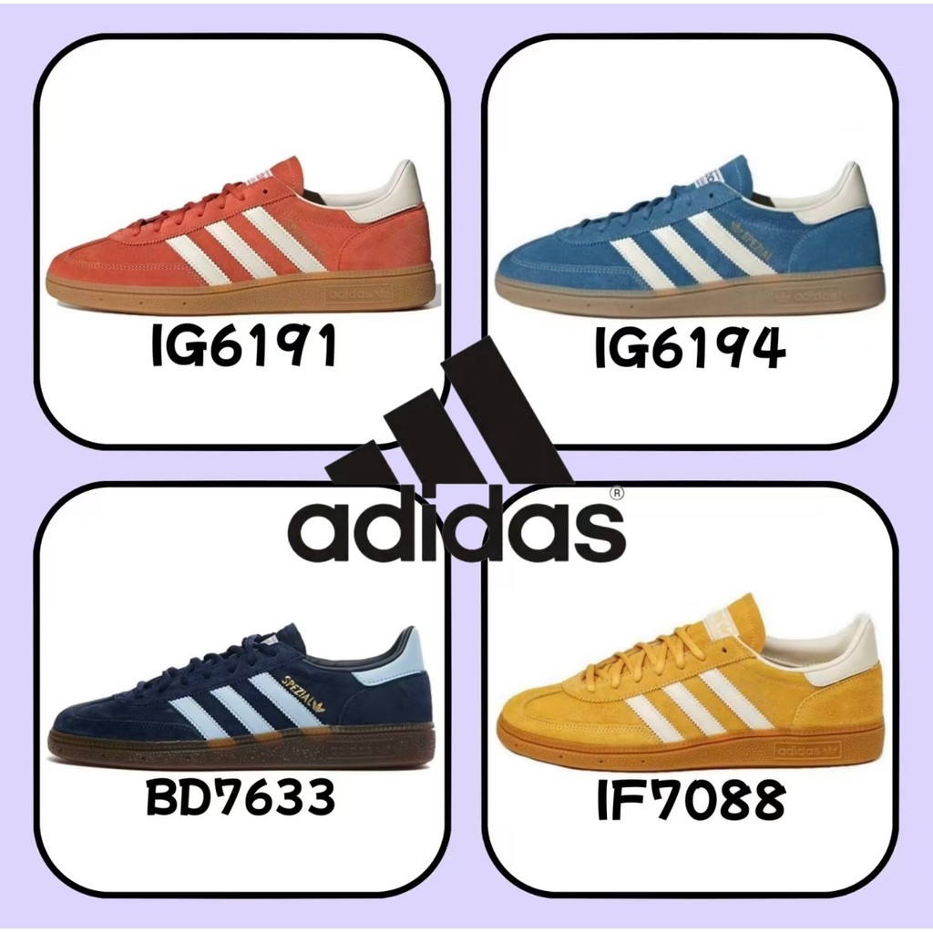 （ของแท้ 100 %）💖adidas originals spezial BD7633 IG6191 สีน้ำตาล สีน้ำเงิน สีดำ สีเทา