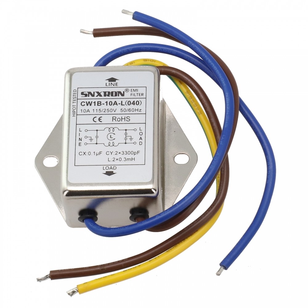 AC 250V Power Filter EMI Line Audio Purifier สําหรับการใช้งานอิเล็กทรอนิกส์ต่างๆ