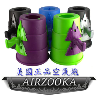 อเมริกันของแท้ของแท้ AIRZOOKA ของขวัญวันเด็ก Air Cannon Tricky Tricky ตลกเทคโนโลยี Creative Vent ของเล่น