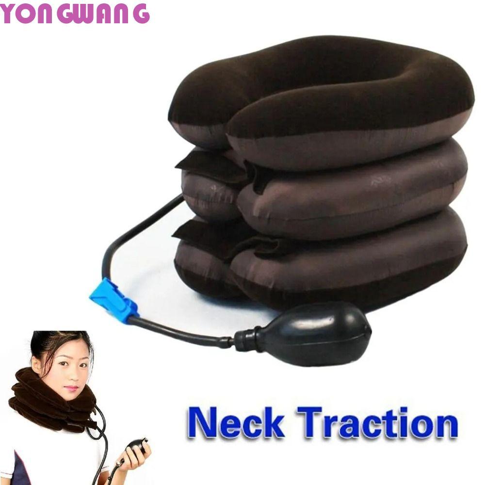 YONGWANG66HR Inflatable Air Neck Stretcher, 3 ชั้น Breathable คอ Traction อุปกรณ์, สบายกึ่งตุ๊กตาป้อ