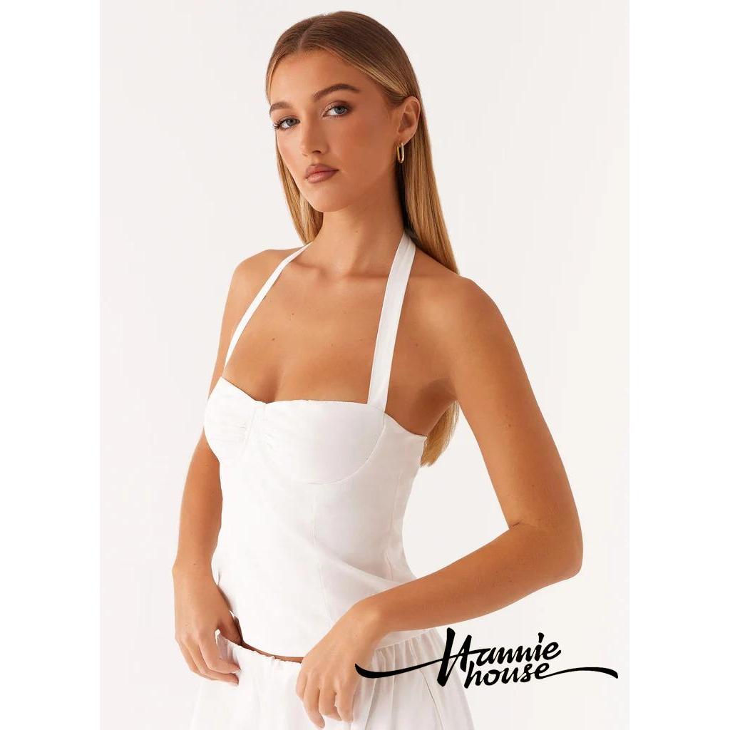 HANIE House - เสื้อกล้ามสีทึบสำหรับผู้หญิง