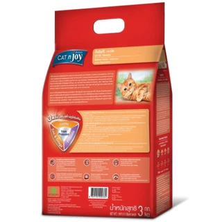 [จัดส่งจากคลัง] CAT N JOY Triple Protection แค็ท เอ็นจอย อาหารเม็ด สำหรับแมวโตทุกสายพันธุ์ รสแซลมอน 3kg [8859104000384]
