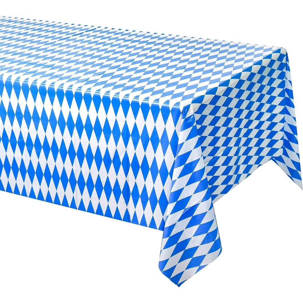 TUPARKA Oktoberfest ผ้าปูโต๊ะ 3 แพ็ค 54x108 Oktoberfest ธงรูปแบบตารางสําหรับ Oktoberfest ตุลาคมตกแต่