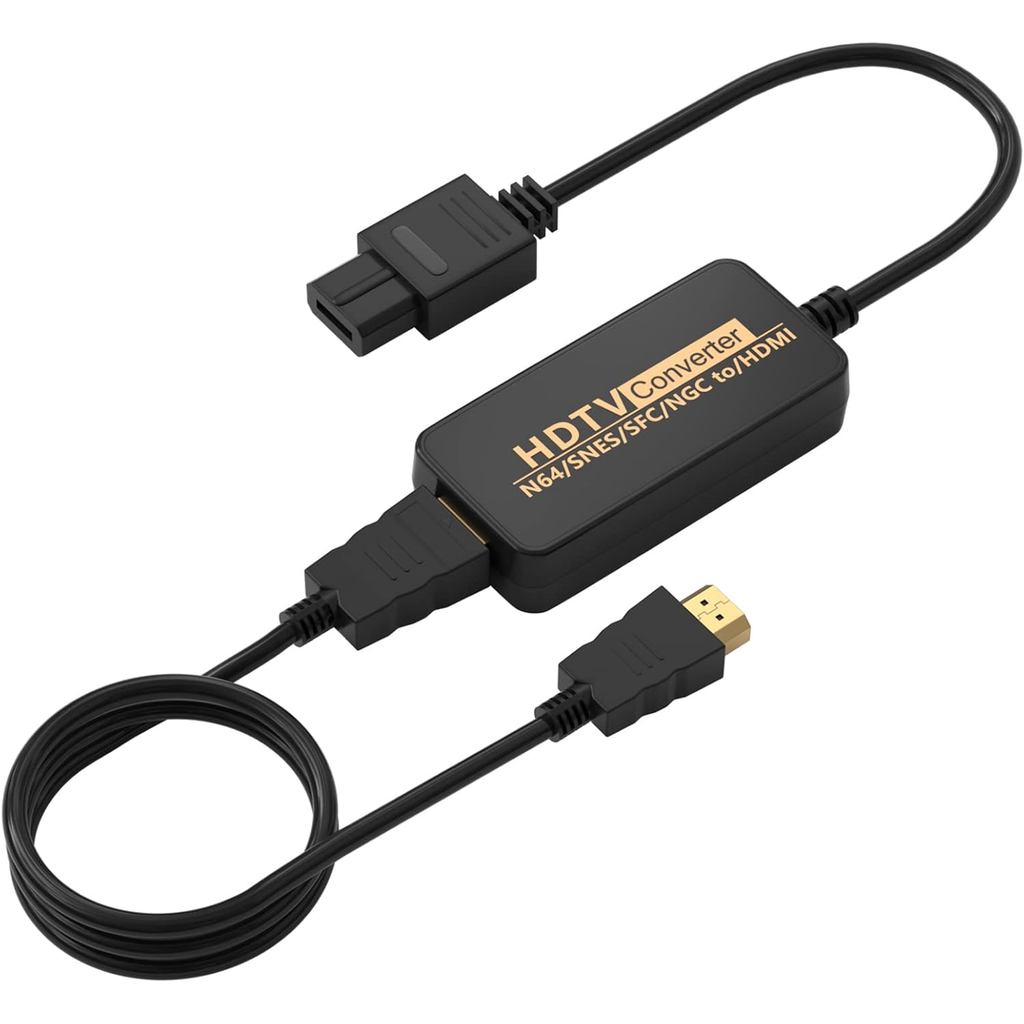 ตัวแปลง Hisewen N64 เป็น HDMI, อะแดปเตอร์ Gamecube hdmi, สาย HDMI สําหรับ Nintendo 64/ Gamecube/SNES