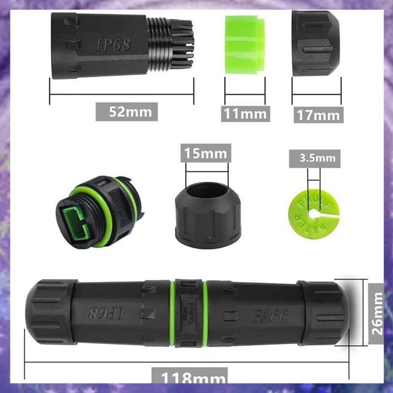 IP68 กันน้ํา SC Single Core Fiber Optical Adaptor ขยายความยาวสายเคเบิลไฟเบอร์ออปติกสําหรับ LC Fiber 