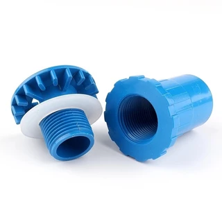 อะแดปเตอร์ท่อระบายน้ำตู้ปลา PVC แบบตรงและแบบข้อศอก (ข้อต่อ PVC) ขนาด 20/25/32 มม. สำหรับต่อท่อระบายน้ำและระบบกรอง
