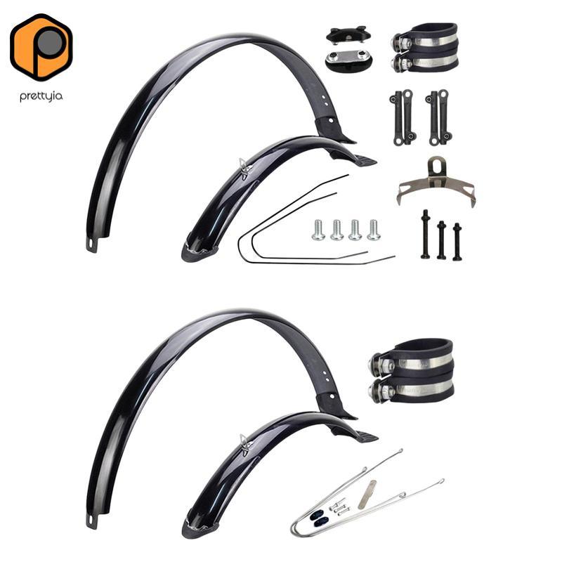 Prettyia Mountain Bike Fender 27.5 นิ้ว บังโคลนหน้าพร้อมอุปกรณ์ติดตั้ง สำหรับจักรยานภูเขา