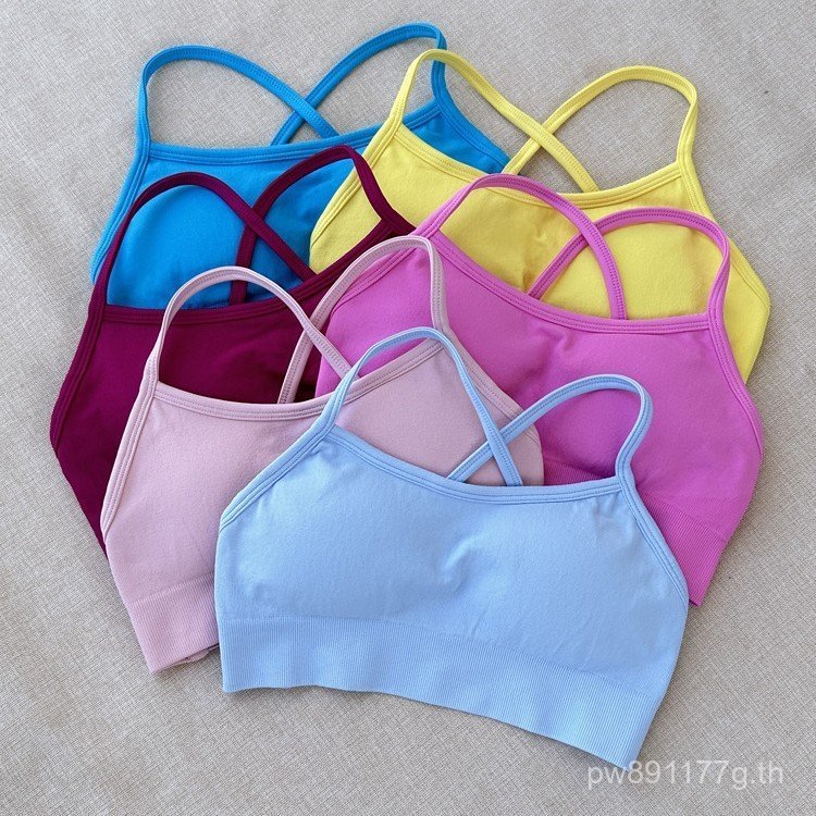 ชุดชั้นในโยคะ DFYNE แบบไร้ขอบมีแผ่นเสริม เหมาะสมในการออกกำลังกายหลากหลายประเภท