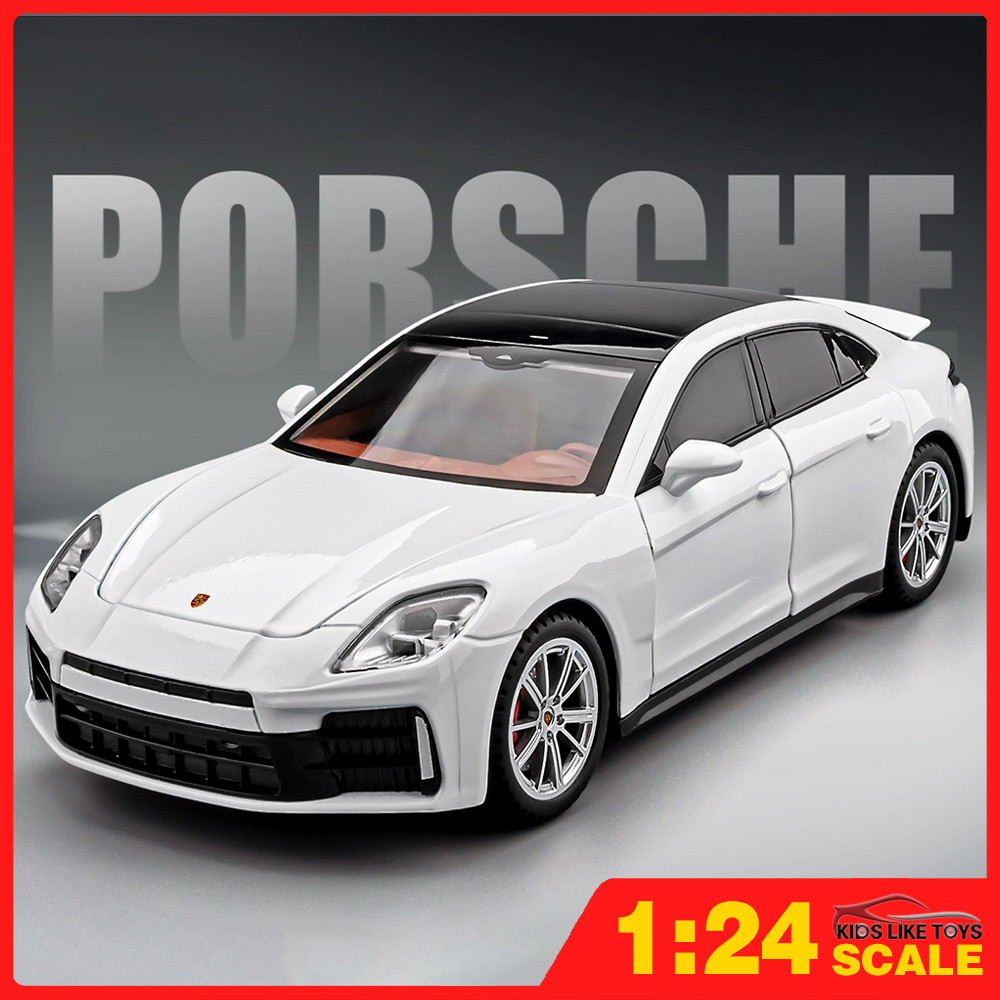 KLT 1:24 Porsche Panamera Diecast รุ่นรถโลหะผสมรถของเล่นคอลเลกชันของขวัญสําหรับเด็กเด็กผู้หญิง