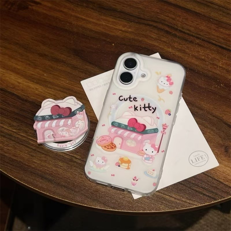 ขนมหวาน House kt Shake Happy เหมาะสําหรับ Samsung s25edge เคสโทรศัพท์ s24fe ประเภทแม่เหล็ก s23/22 + 