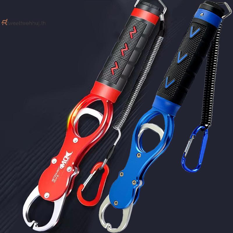 Tw Fishing Gripper Lip Grippers เครื่องมือจับปากปลาและชั่งน้ำหนัก ทนทานต่อการเกิดสนิม สําหรับคนรักกา