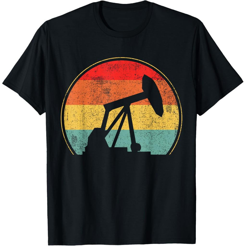 2025 Gildan 士纯棉เสื้อยืด Oil Rig Oilfield Pump Jack Oil Worker T T T Tshirt You优质量 เสื้อยืดแขนสั้น XS