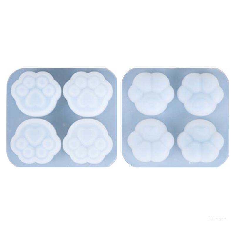 ต่างหูคริสตัล Cats Claw แบบ 4-cavity ทำจาก epoxy resin และซิลิโคน