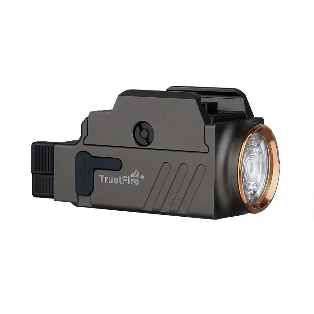 Trustfire GM23 800 Lumen LED Mini Light ขนาดกะทัดรัด USB ชาร์จไฟฉาย Quick Release Gl0ck