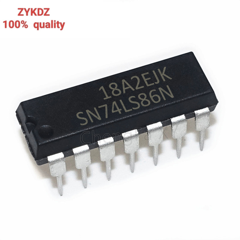 10PCS SN74LS86N DIP-14 SN74LS86 74LS86N 74LS86 HD74LS86P DIP14 IC แบบบูรณาการ